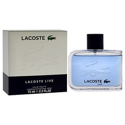 Lacoste Live by Lacoste for Men - 2.5 oz EDT 스프레이 2.5 온스