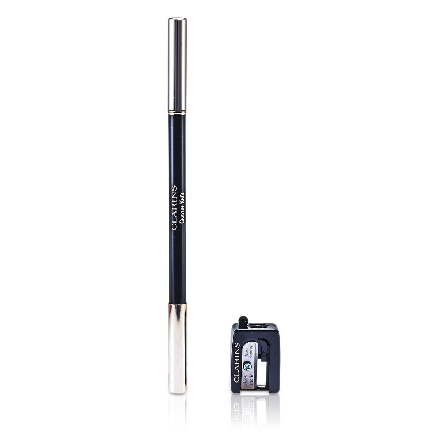 Clarins Long Lasting Eye Pencil with Brush - # 01 Carbon Black (With Sharpener) 1.05 กรัม