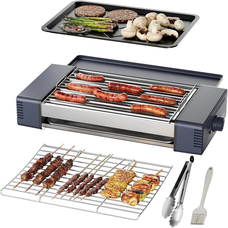 3-in-1 Hot Dog Roller Grill Machine with Nonstick 1 pack