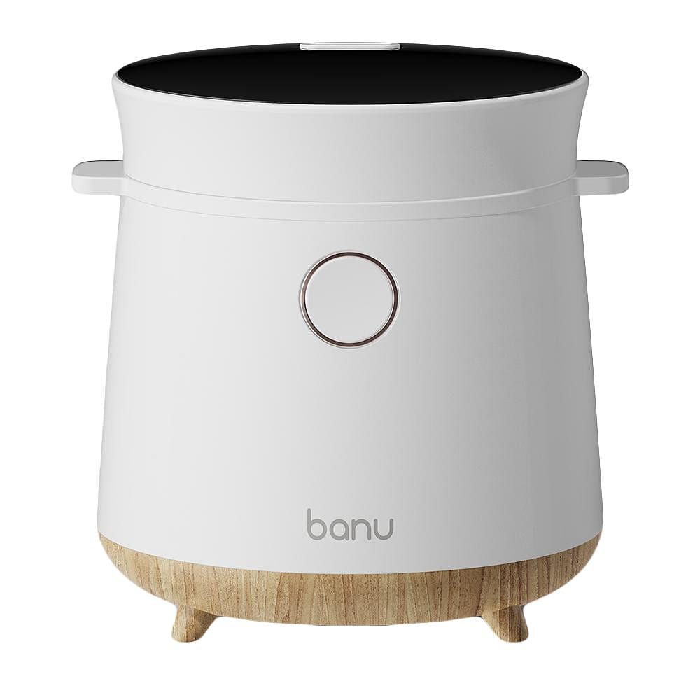 BANU Low Carb Multi-Functional LED One-Touch Cooking Rice Cooker (White) 1 count