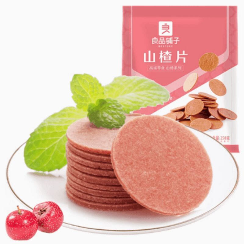 良品铺子 山楂片 山楂糕特产果干蜜饯 250 克