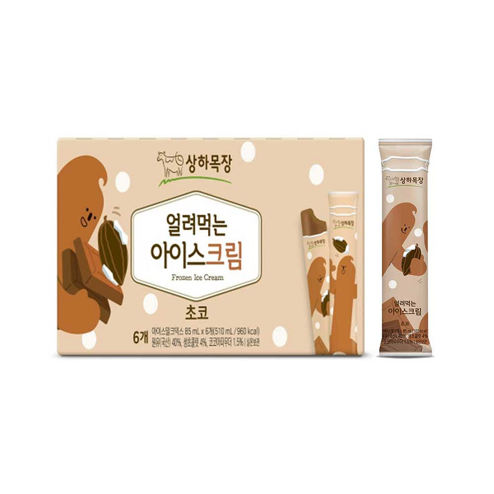 매일 상하목장 얼려먹는 아이스크림 초코 85ml x 6p 1 개