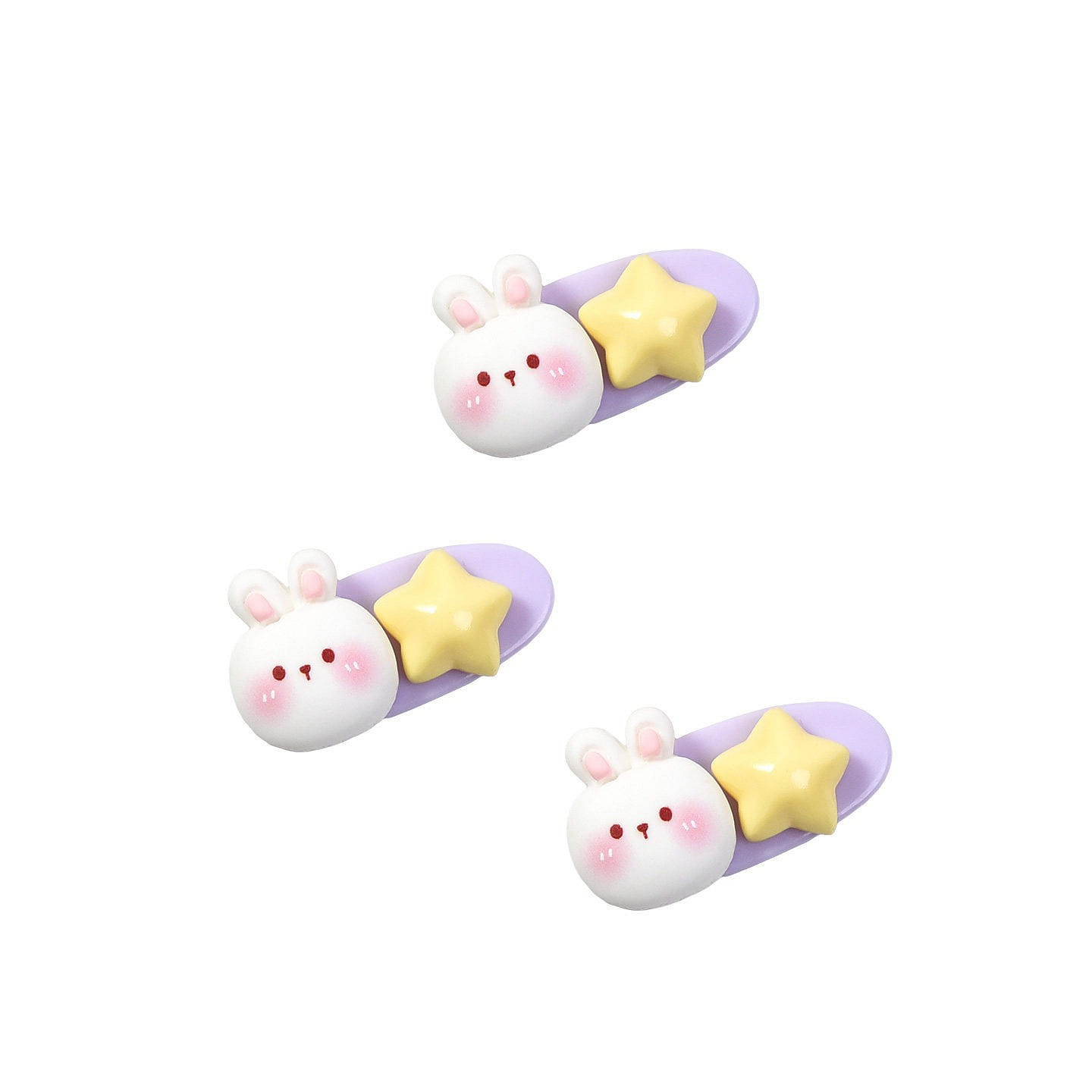 Xavier Peripheral Hair Clip 3 pcs - Space Baby 1 each