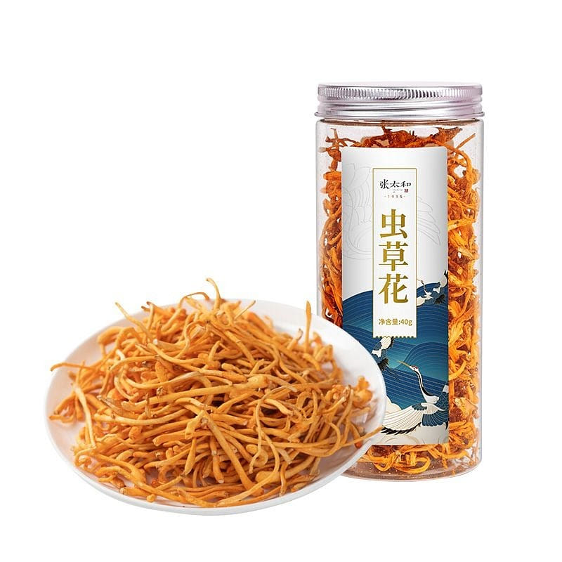 Dried cordyceps flowers for hot pot and soup, 40g 40 g