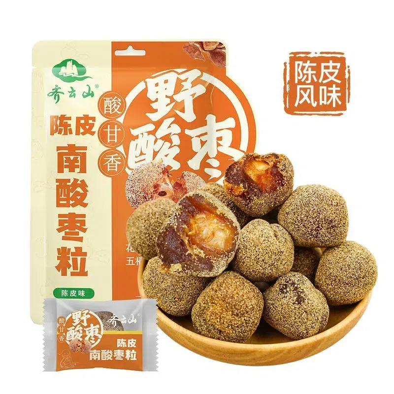 齐云山南酸枣粒陈皮风味独立包装休闲零食118g 118 克
