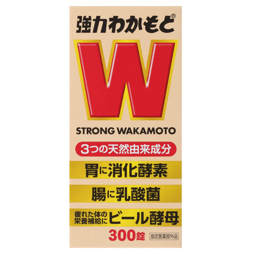 [Japan Direct Shipping] WAKAMOTO Strong Wakasoy Enzyme Probiotic Tablets Digestive Health Lactic Acid Bacteria 300 Tablets 1 개
