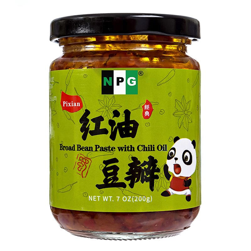 NPG Pixian Broad Bean Paste with Chili Oil 7 Oz 200 g