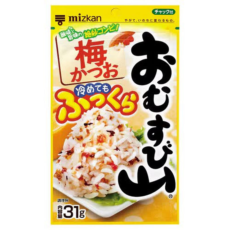 Mitsukan Omusubiyama Plum Bonito [Furikake 31g] 1 each