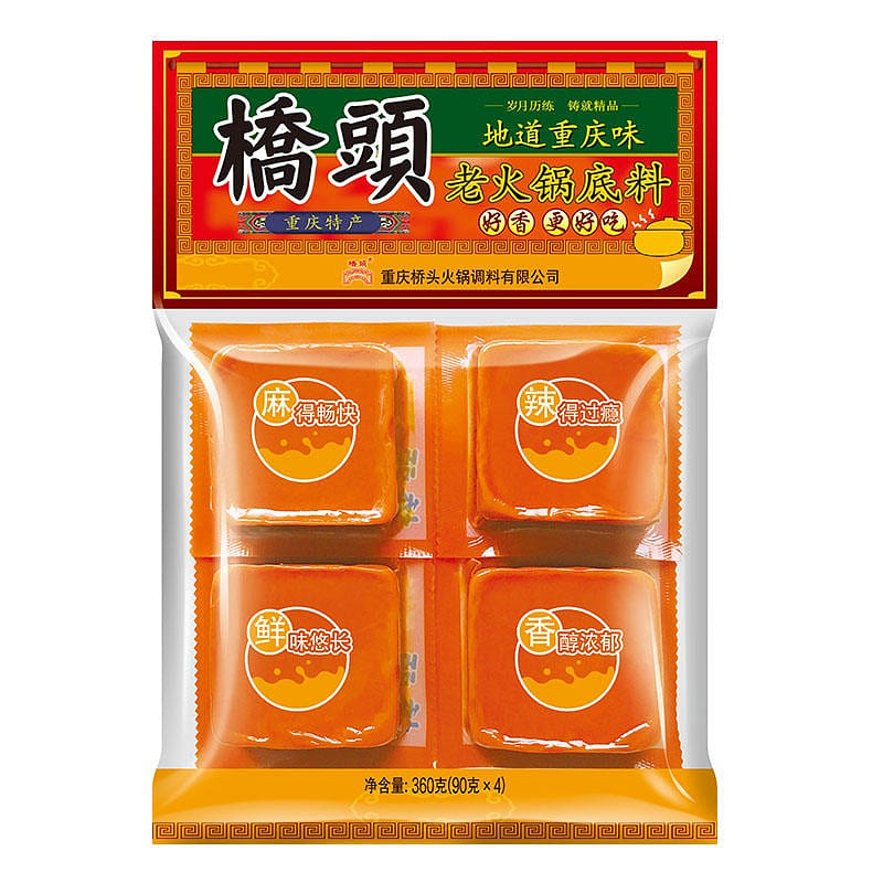 Qiaotou hotpot di Liao Xiao kuai Zhuang 360 g
