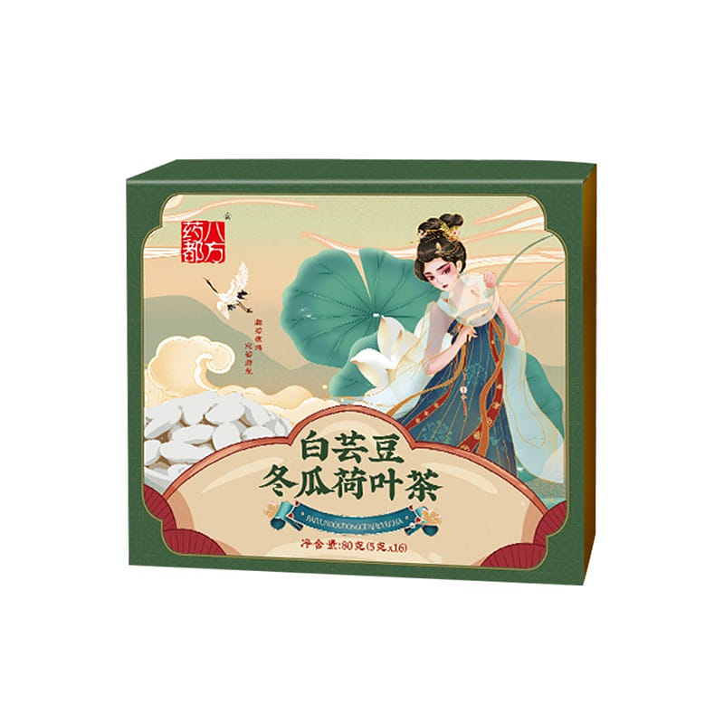 White Kidney Bean Winter Melon Lotus Leaf Tea 80G 80 g