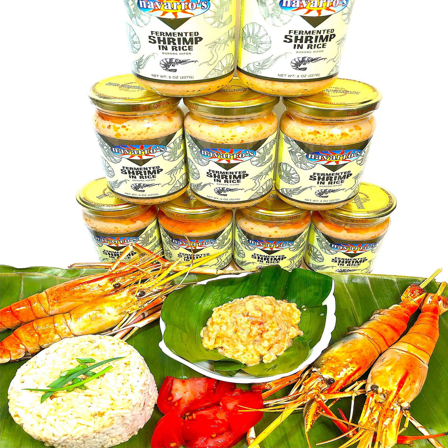 FILIPINO "BURONG HIPON" FERMENTED SHRIMP IN RICE 227 그램