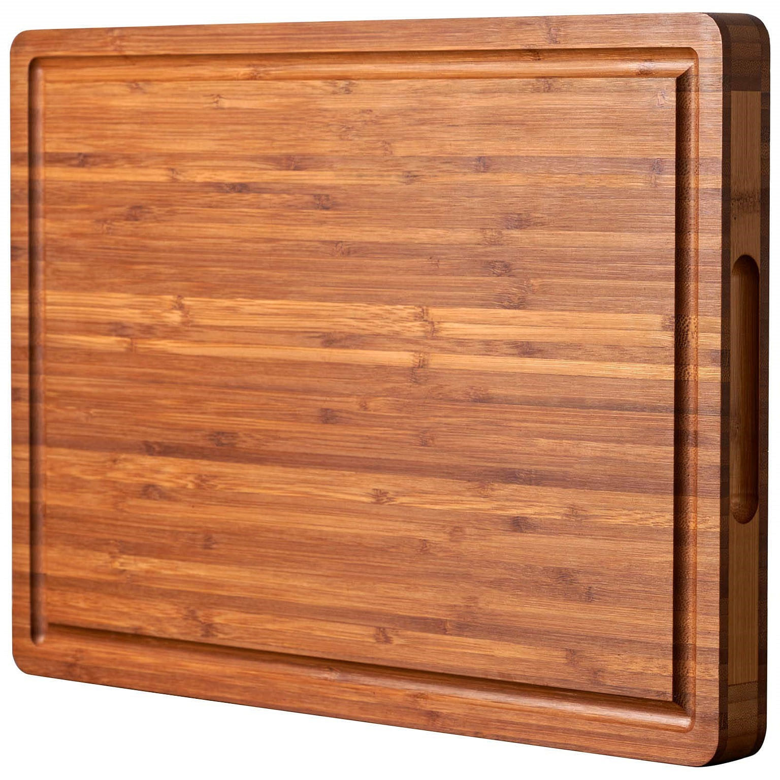 Bamboo Wood Cutting Board for Kitchen, 1" Thick Butcher Block, 16x11" 1 개
