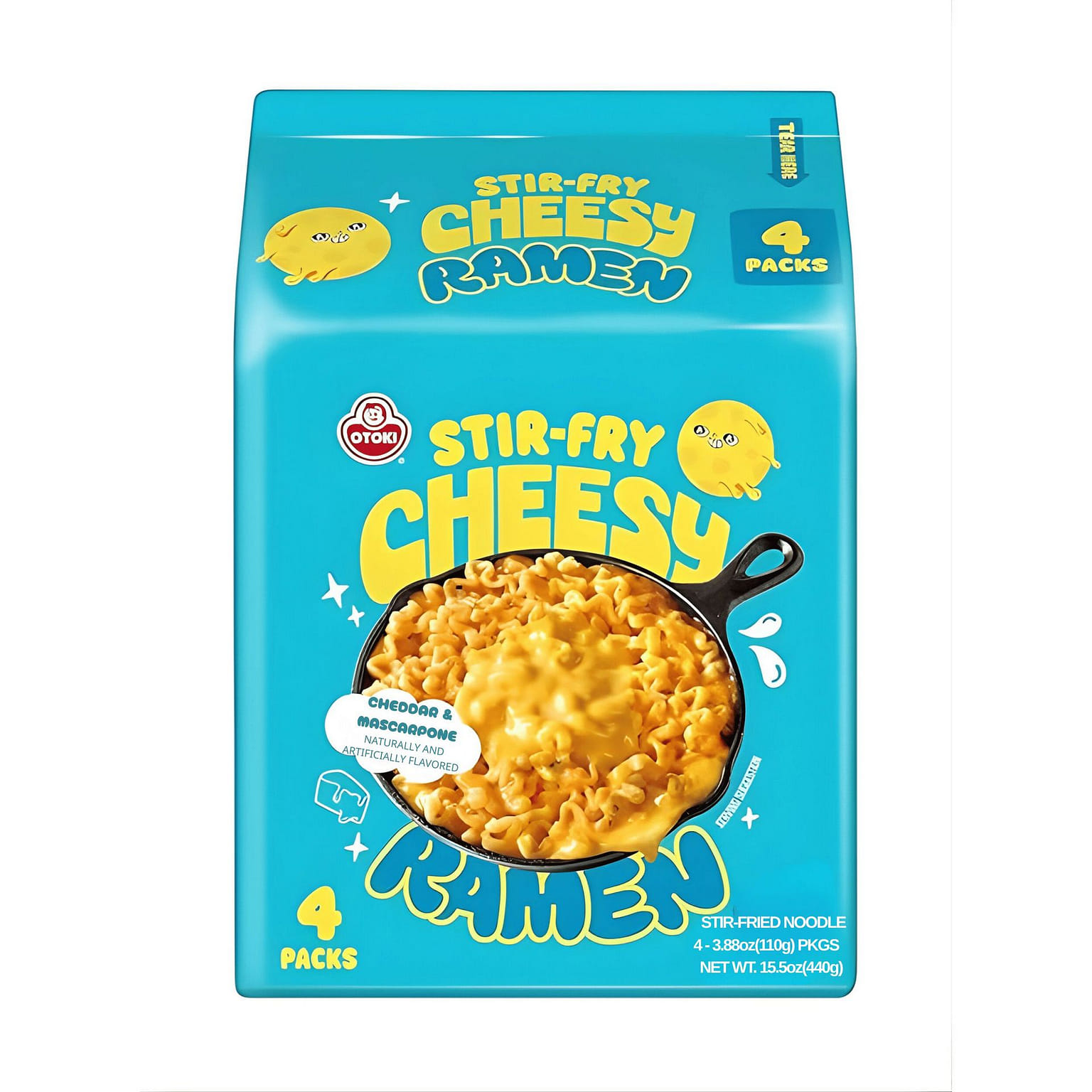[OTOKI] Stir-Fry Cheesy Ramen Cheddar&Mascarpone - 15.5 oz