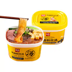 Authentic Nanjing Duck Blood Vermicelli Soup 177g * 1 box of original flavor ready to eat sweet potato vermicelli instant instant instant instant noodles for supper 177 g