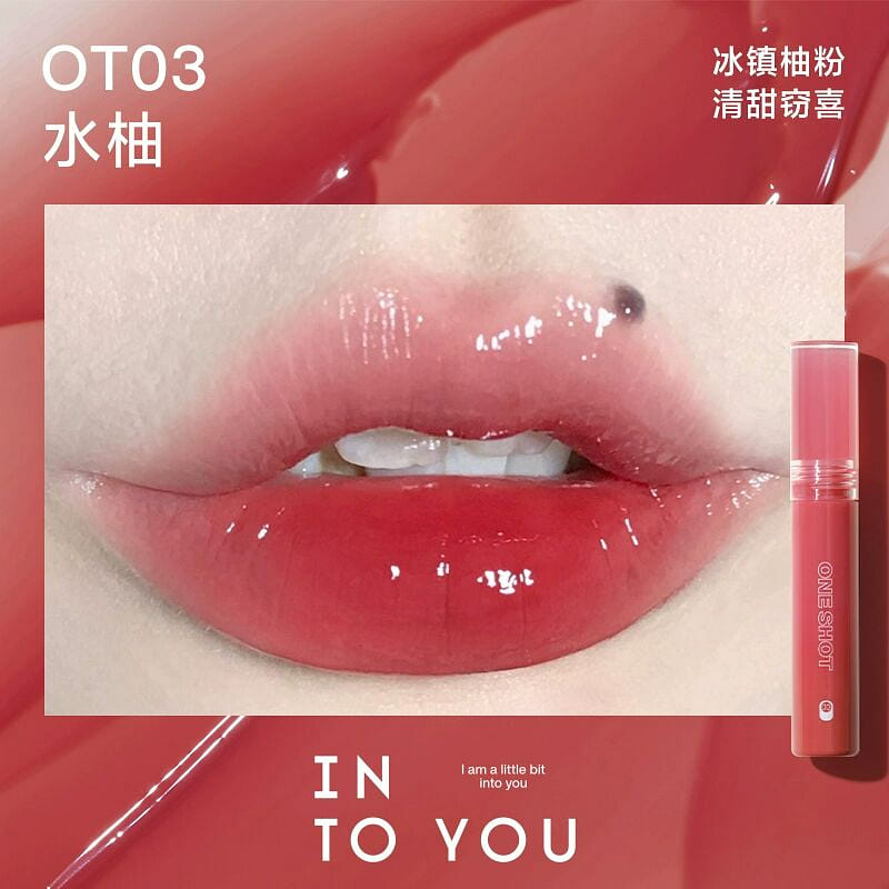 INTO YOU Lip Glaze OT03 Grapefruit 1 개입