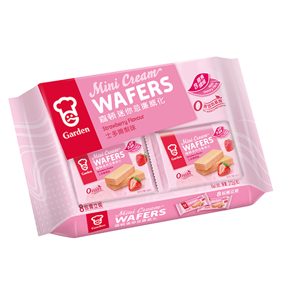 Garden Mini Wafer - Strawberry 272 g