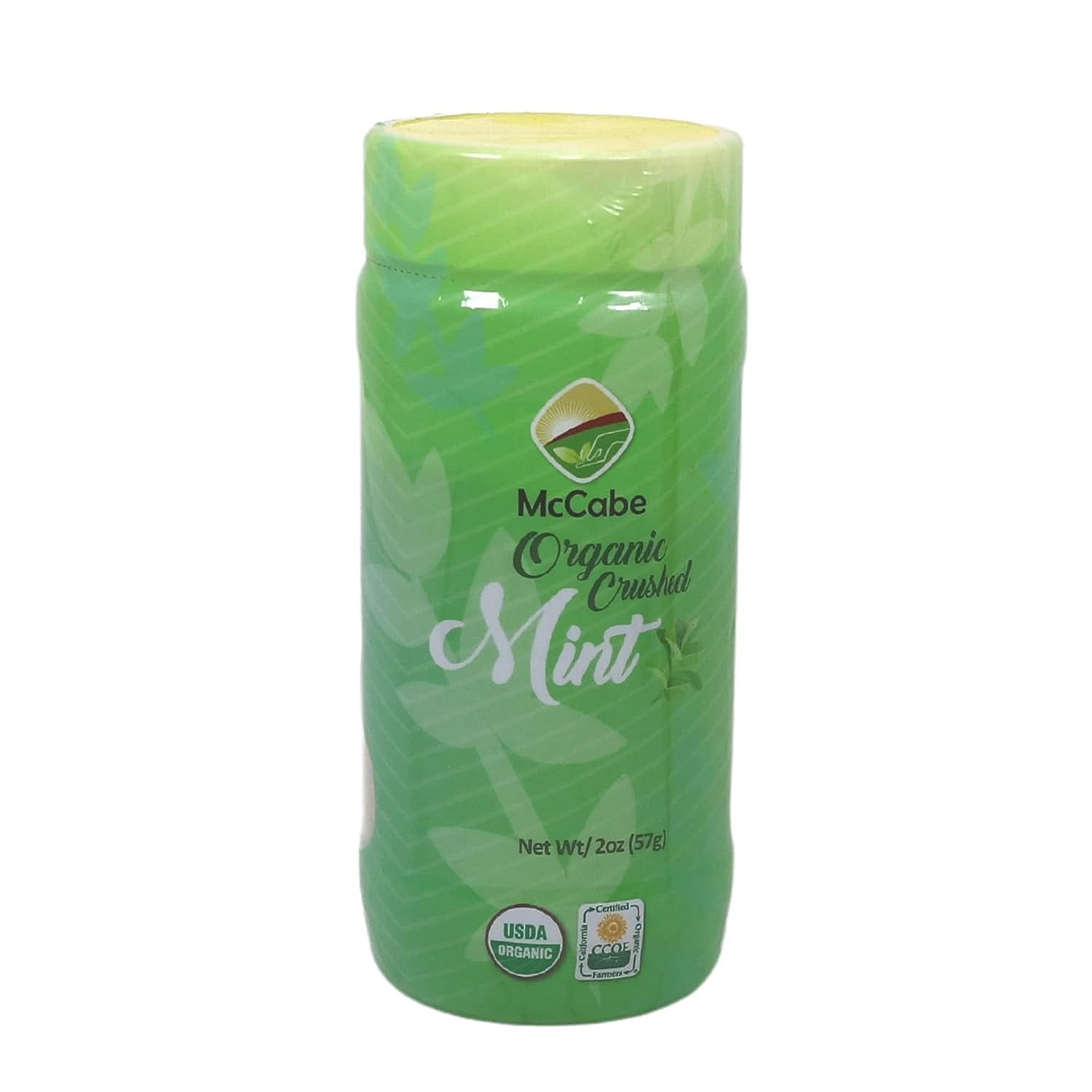 McCabe Organic Crushed Mint, 57g, USDA & CCOF Organic Certified, Packed in USA 57 グラム