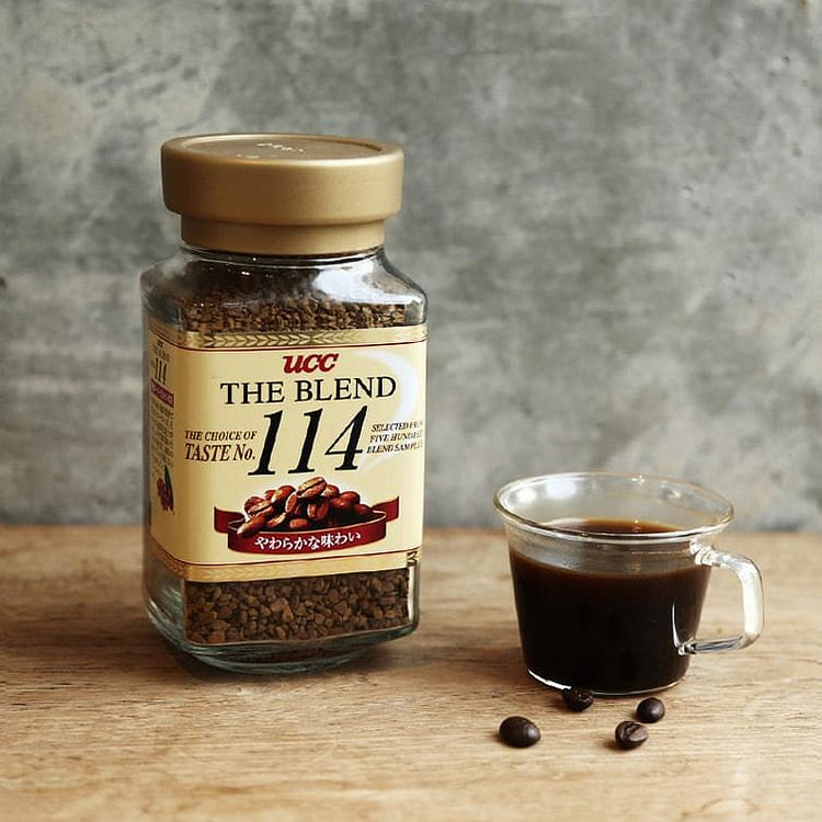 Get UCC 114 Freeze-Dried Instant Black Coffee Powder