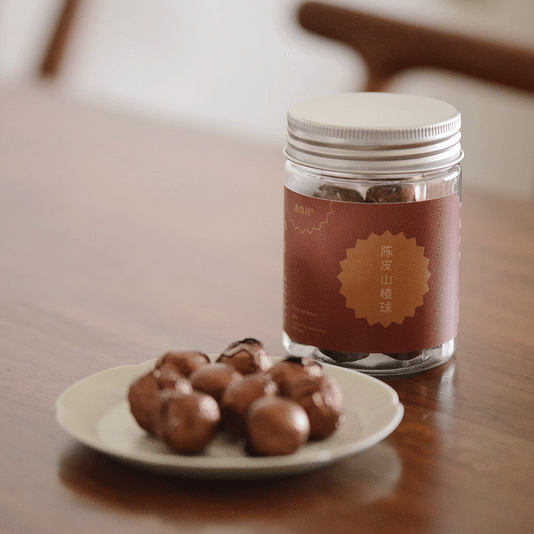 Tangerine Peel Taste Howthorn Balls, No Sugar Coating, No Additives, Purely Natu 135 กรัม