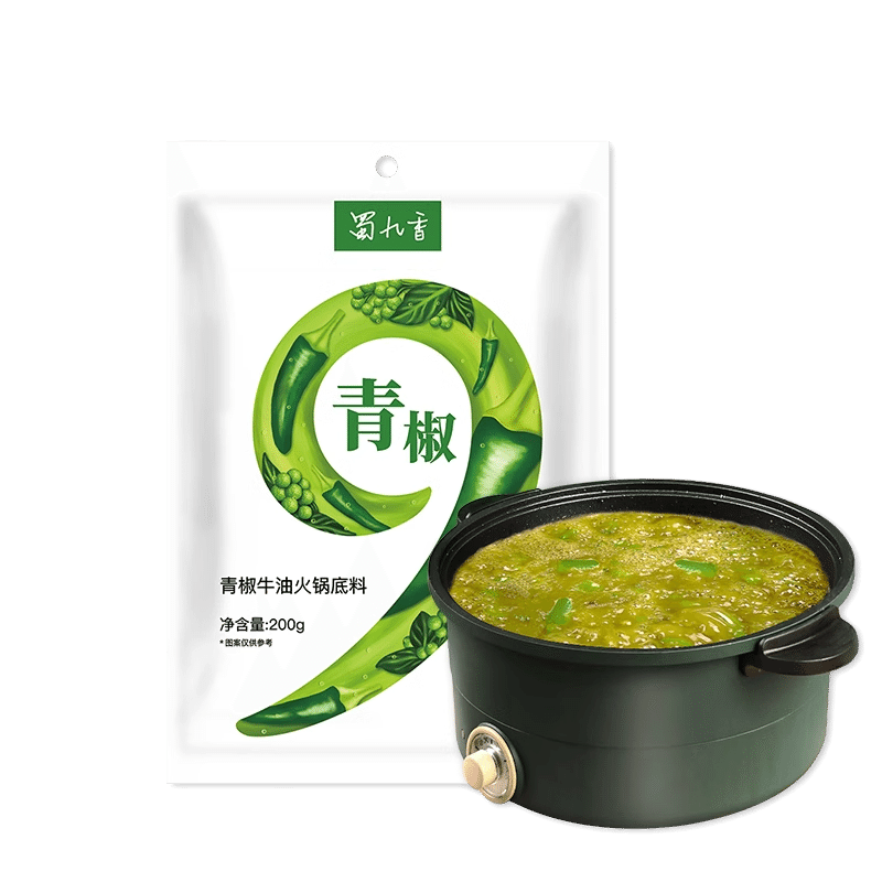 Shu Jiuxiang green pepper butter hot pot base 200g 200 그램