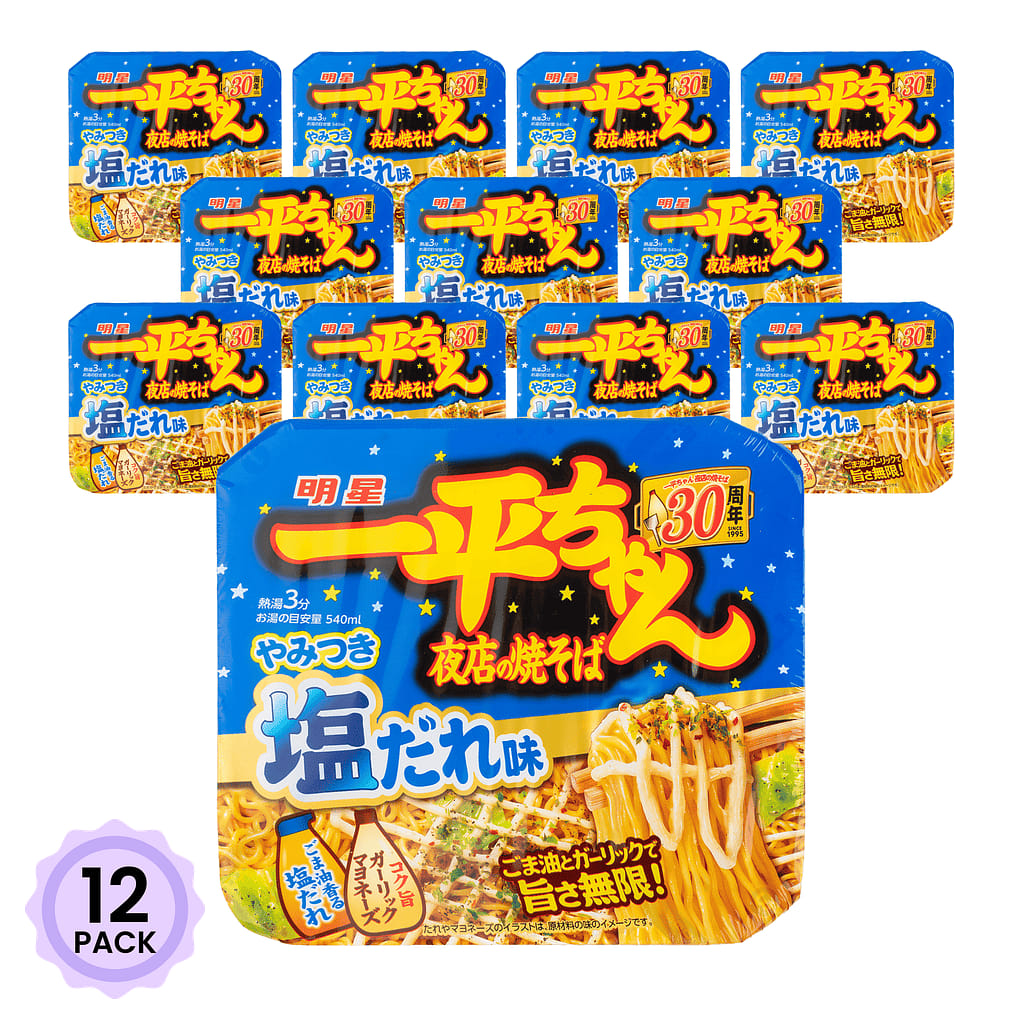 Myojo 잇페이짱 야키소바 페퍼솔트 마요네즈 맛 130 그램*12 팩