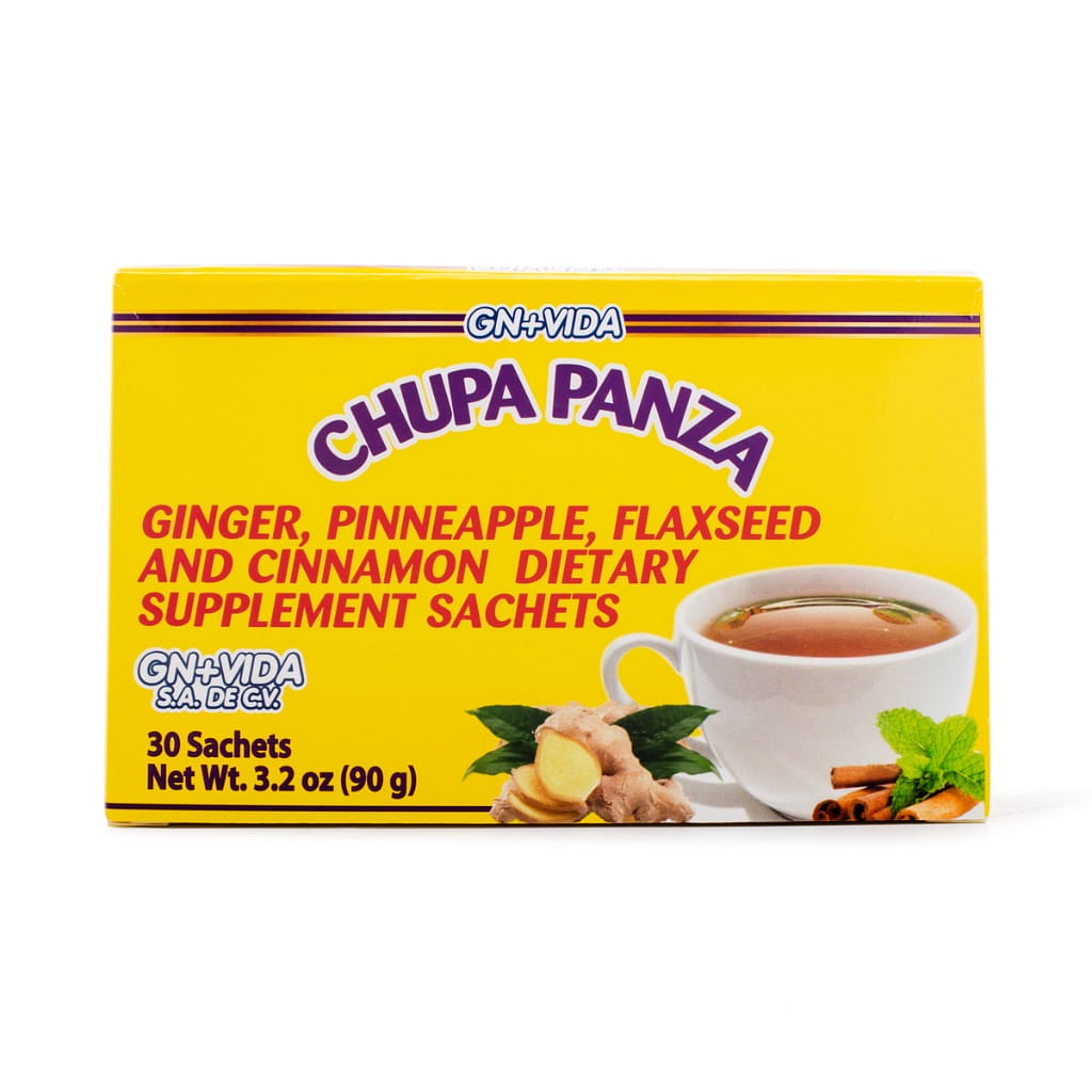 Chupa Panz 건강보조식품 티백차 생강, 파인애플, 아마씨, 시나몬 30 개입
