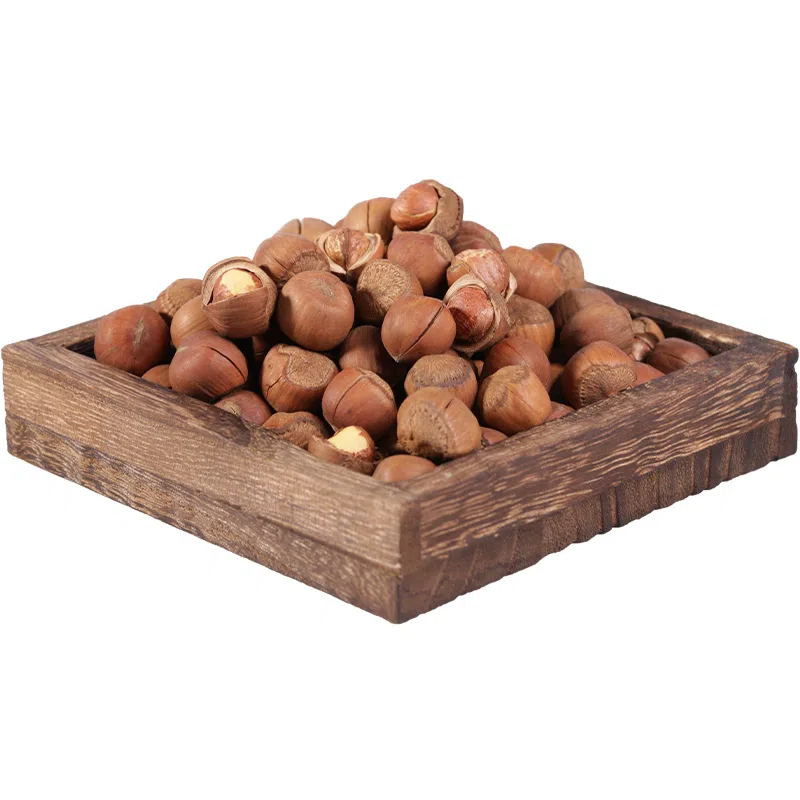 Hazelnuts Northeast Specialty Fresh Liaoning Tieling Wild Fried Open Hazelnut Nuts Dried Fruits [A Grade Fried Cooked 500g*1] 500 그램