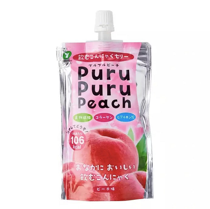 Get Yamakichi Puru Puru Drinkable Konjac Jelly, Peach Flavor