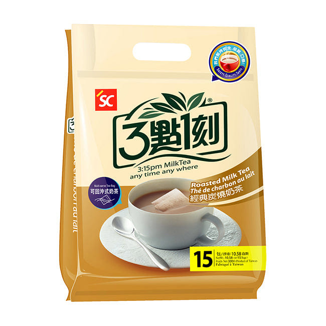 Taiwan [3:15] Charcoal Grilled Milk Tea (15pcs) 1 개
