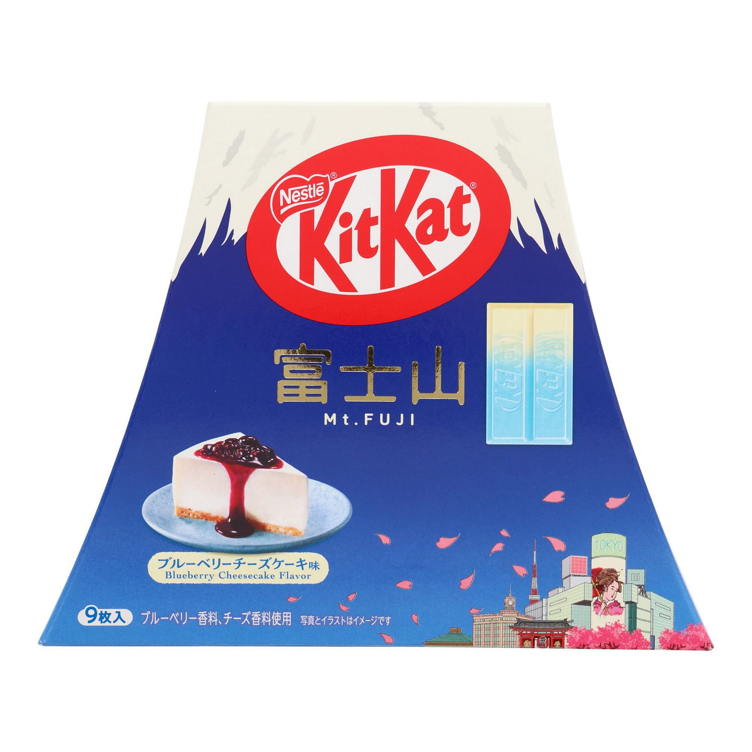 KitKat Blueberry Cheesecake Mt.Fuji 136 그램