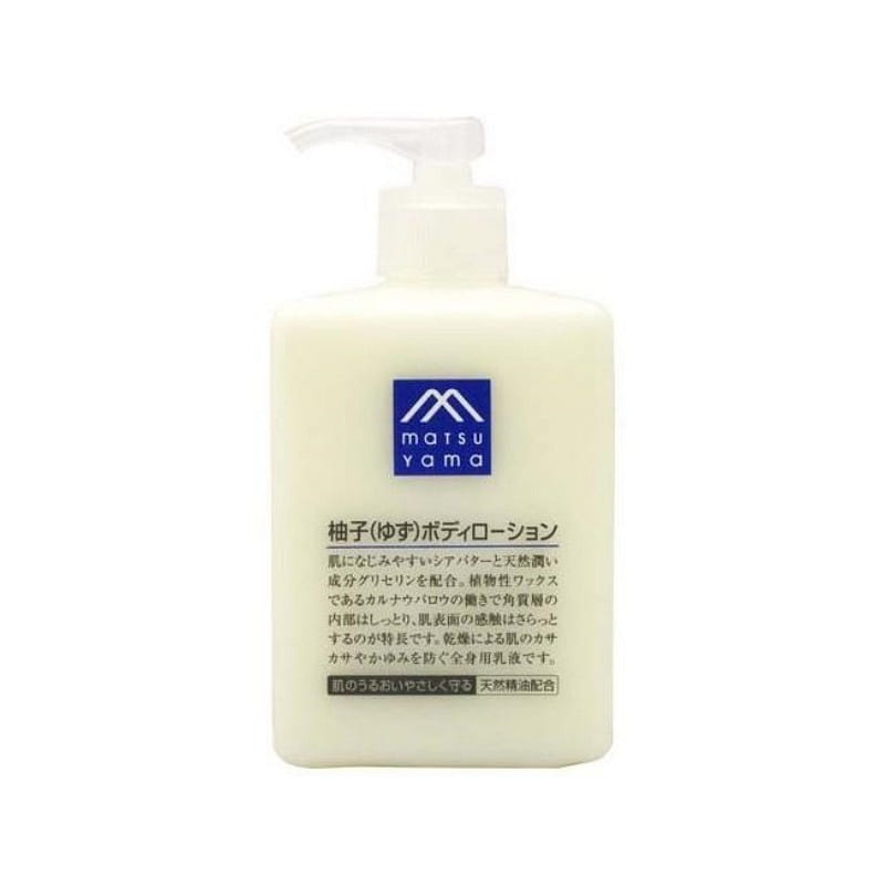 Matsuyama Oil & Fat M Mark Yuzu Body Lotion 300ml 1 bottle