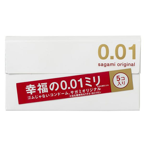 weee_grocery_SAGAMI ORIGINAL 001 Ultra Thin 0.01mm 5pcs/ 1 box