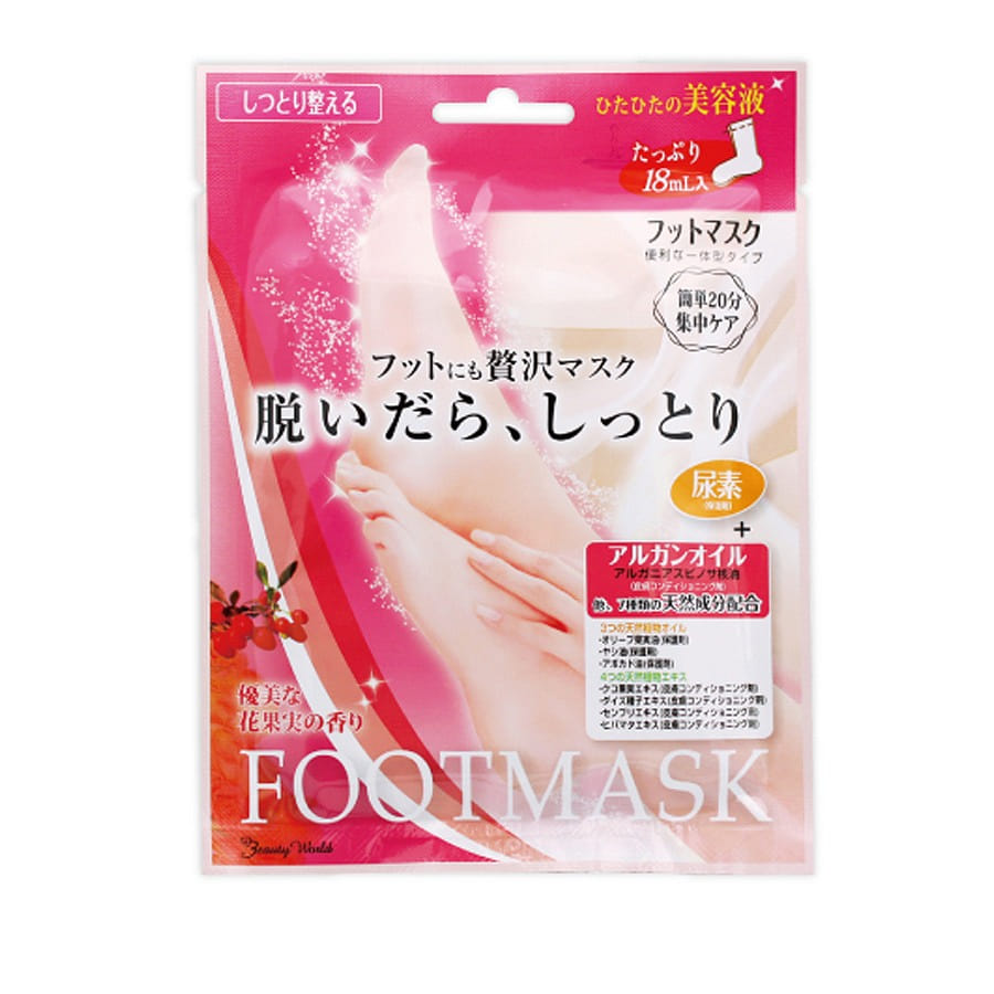 LUCKY TRENDY A Pair Of Moisturizing Foot Mask Floral And Fruity 18 밀리리터