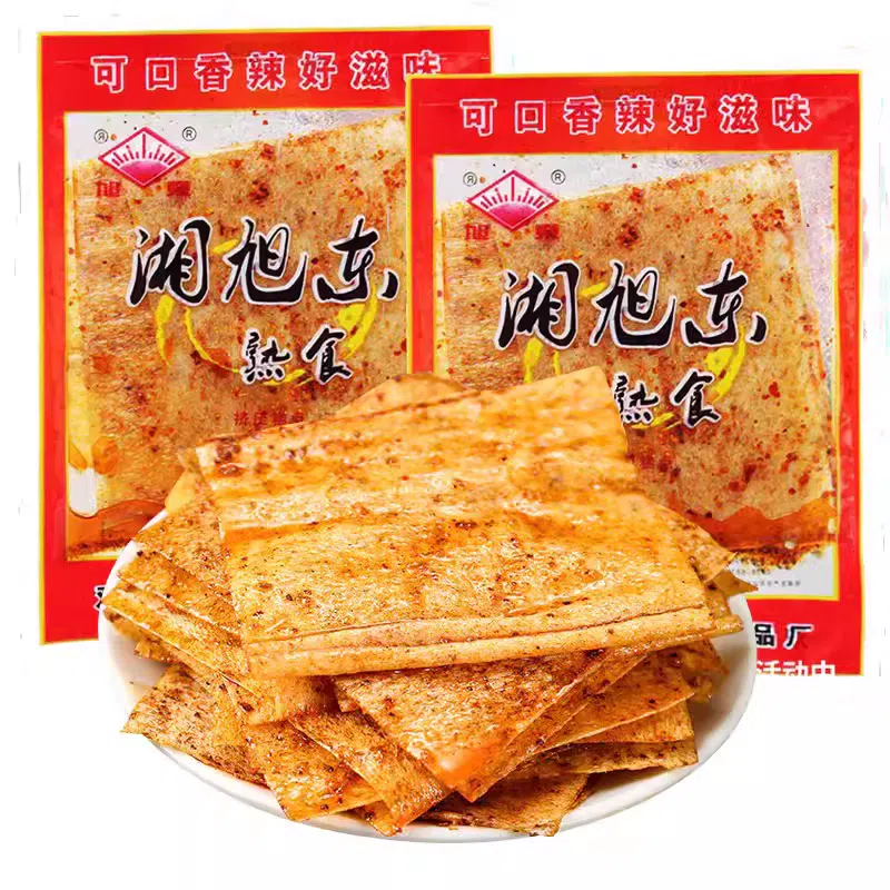 湖南特产湘旭东香辣大辣片网红手工辣条12g*10包 120 克