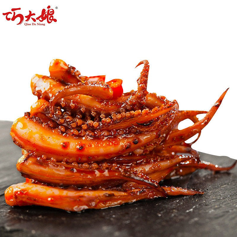 巧大娘 香辣味酱爆鱿鱼16g*20包 麻辣零食小吃休闲食品 320 克
