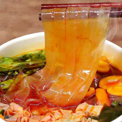 Yudao Hot and Sour Noodles Convenient Instant Food, Night Supper Barrel Dormitory Hoarding Lazy Food, Hot and Sour Wide Noodles 135g*2 Barrels No Cooking 270 g