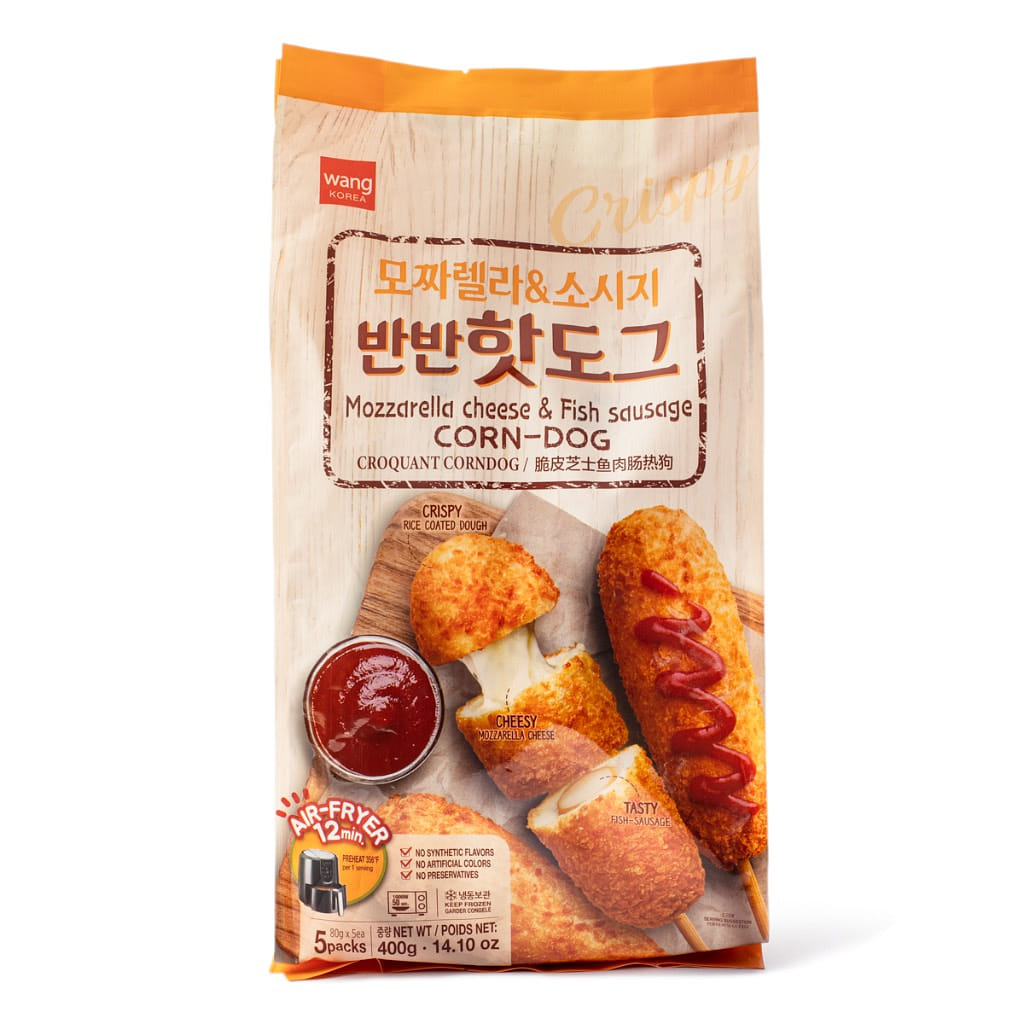 Xúc Xích Chiên Xù Wang, Nhân Mozzarella & Cá 400 g