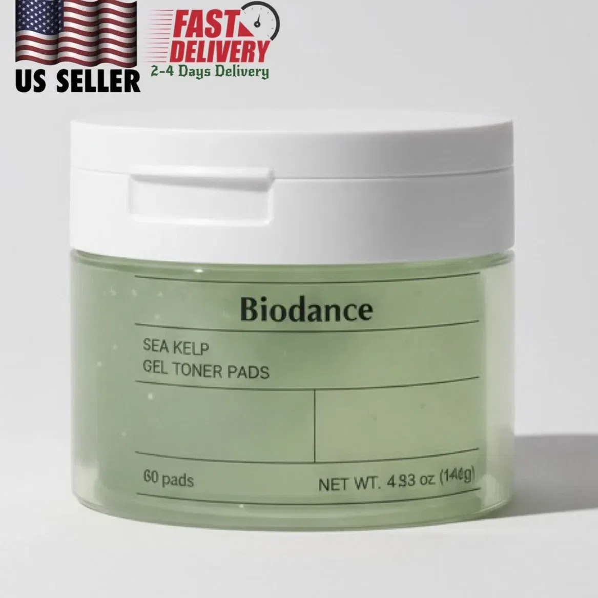 BIODANCE Sea Kelp Gel Toner Pads 60EA Moisturizing 1 pack