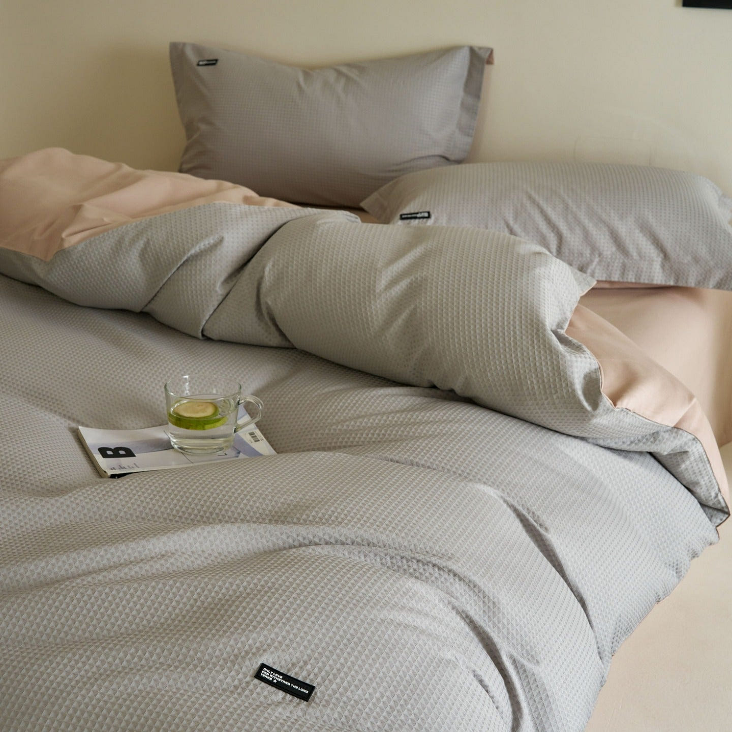 Cloud Waffle Cotton Set Mist Grey-King 2000 g