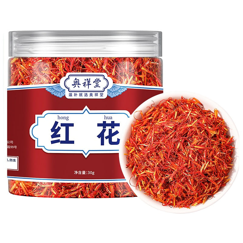 Aoxiangtang Red Flower Herbal Tea with 30g * 1 Can 30 그램