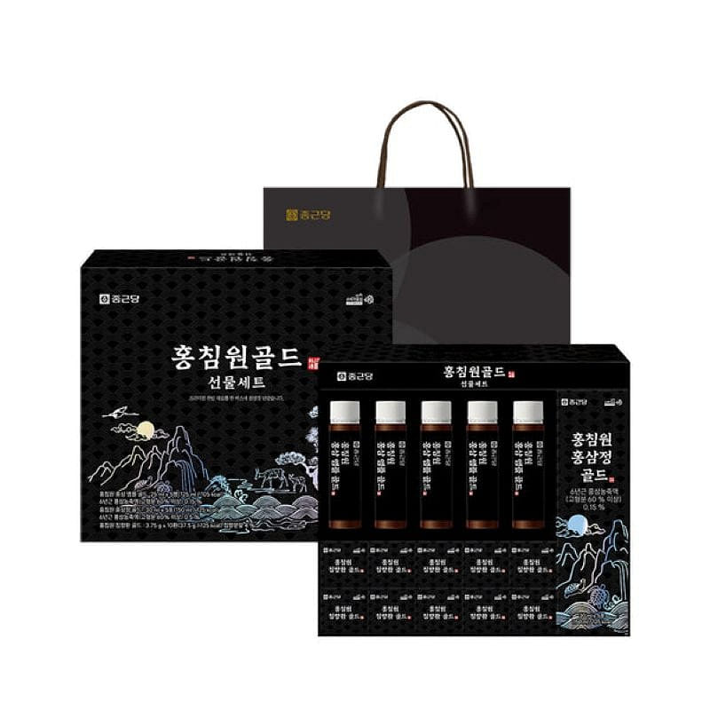 [종근당] 홍침원 골드선물세트 (앰플+스틱+환) 1 케이스