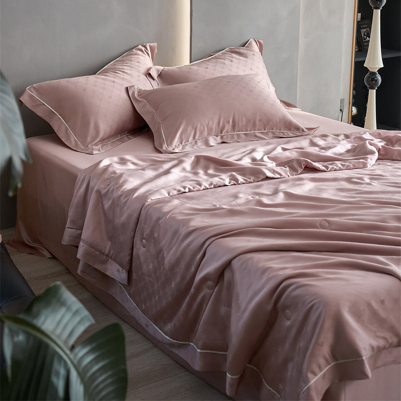 Tencel Tranquility Cooling Quilt Blush Pink-King 2000 그램
