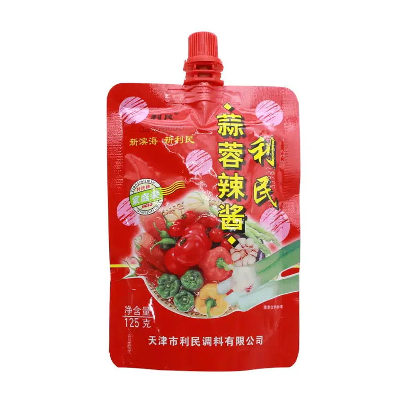 Tianjin Limin garlic hot sauce 125g*1 old-fashioned chili sauce special sauce barbecue sauce 125 그램