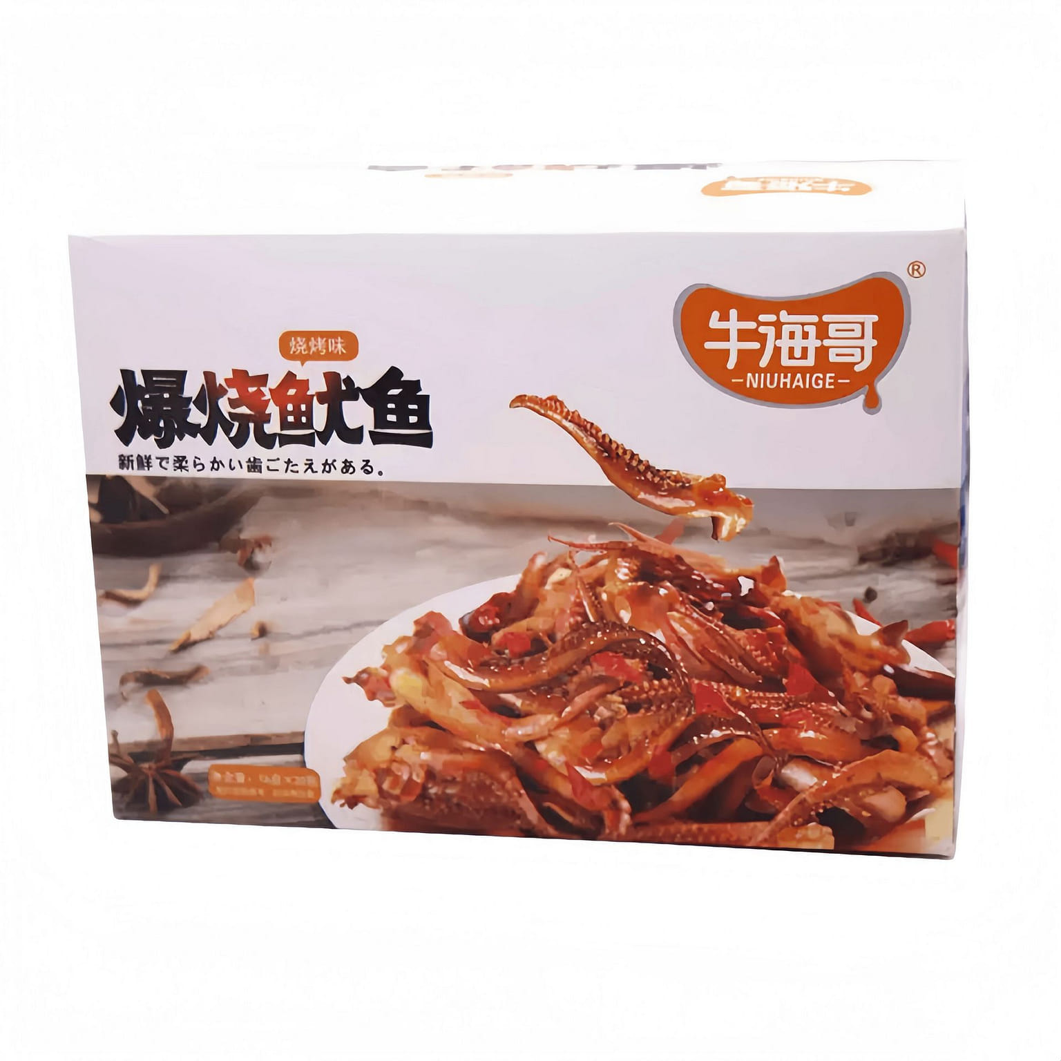 Brother Niu's Spicy Squid 15g*10 Bags Iron Plate S 150 g