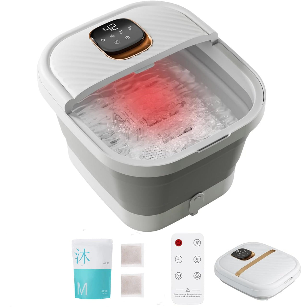Foldable Foot Spa Massager with Heat, Touchscreen 1 each
