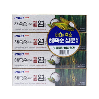2080 Haejuksoon Bamboo Salt Toothpaste (4-Pack) 1 個