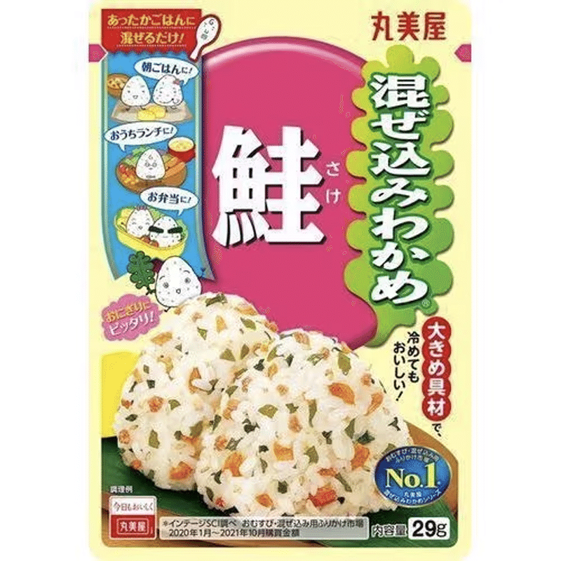 Marumiya Mixed Seaweed and Salmon in a Bag 29g 29 グラム