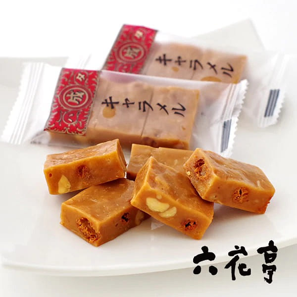Hokkaido Post Rokkatei Caramel Almond Milk Candy 6pieces 1 箱