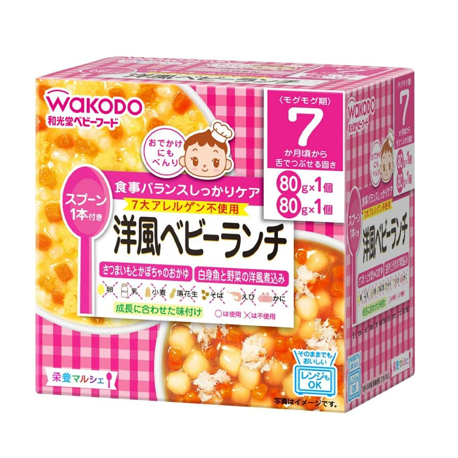 Wakodo Nutrition Marche Western-style Baby Lunch 160 그램