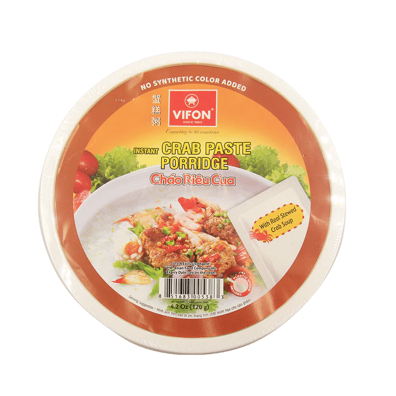 Vifon Instant Porridge With Crab Paste Bowl 1 count 1 개